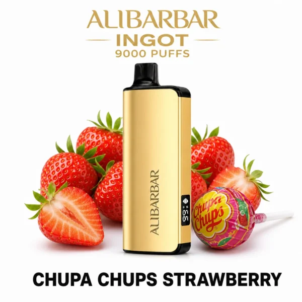 Chupa Chups Strawberry - JNR 12000 disposable vape Chupa Chups Strawberry — JNR 12000